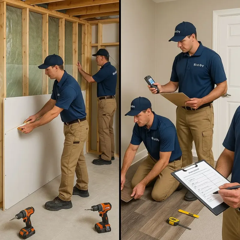 Repairs and Reconstruction process in Marion, IA